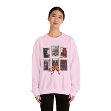 Load image into Gallery viewer, Cozy Book Lover Crewneck Sweatshirt, Literary Gift, Reading Sweatshirt, Cozy Fall Apparel, Perfect for Book Clubs
