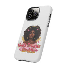 Load image into Gallery viewer, Tough Cases, Phone Case with God's Favorite Baddie, Durable Phone Case, Protective Phone Cover, Unique Cell Phone Case, Fun Phone
