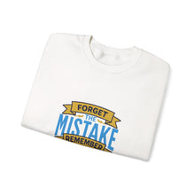 Load image into Gallery viewer, Inspirational Crewneck Sweatshirt, Forget the Mistake Remember the Lesson Hoodie, Motivational Gift, Cozy Apparel, Unisex Sweatshirt, [...]
