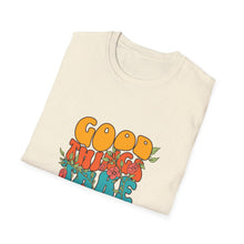 Load image into Gallery viewer, Good Vibes Unisex Softstyle T-Shirt - Perfect for Relaxation, Casual Wear, Unique Gift, Friendship, Positive Affirmation
