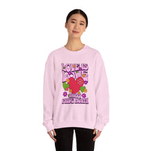 Load image into Gallery viewer, Pride Month Sweatshirt - Love is Love Crewneck, Unisex Casual Wear, LGBTQ+ Apparel, Spring Fashion, Gifts for Valentine's Day

