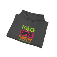Load image into Gallery viewer, Peace Love Empathy Hoodie | Unisex Heavy Blend Sweatshirt for Comfort and Style, Ideal for Gift-Giving, Cozy Wear, and Everyday Use
