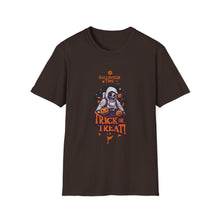 Load image into Gallery viewer, Halloween Astronaut Graphic T-Shirt, Unisex Halloween Tee, Trick or Treat Shirt, Space-Themed Apparel, Fun Casual Wear
