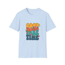 Load image into Gallery viewer, Good Vibes Unisex Softstyle T-Shirt - Perfect for Relaxation, Casual Wear, Unique Gift, Friendship, Positive Affirmation
