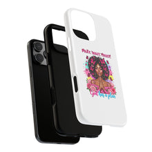 Load image into Gallery viewer, Inspirational Phone Case, Pray Wait Trust God Has a Plan, Spiritual Gift, Motivational Decor, Faith-Based Accessory
