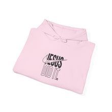 Load image into Gallery viewer, Inspirational Hoodie: Jesus Did It - Unisex Heavy Blend™ Sweatshirt for Faith, Motivation, Gifts, Everyday Wear, Casual Style, [...]
