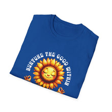Load image into Gallery viewer, Blooming Sunflower Unisex T-Shirt - Cute, Positive Vibes for Gardening Lovers, Casual Wear, Perfect Gift for Spring Celebrations, [...]

