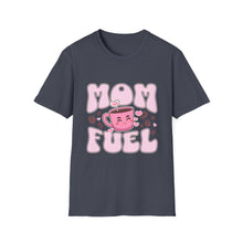 Load image into Gallery viewer, Mom Fuel T-Shirt, Cute Coffee Tee for Moms, Gift for Mother's Day, Casual Wear, Funny Mom Shirt, Unisex Softstyle T-Shirt
