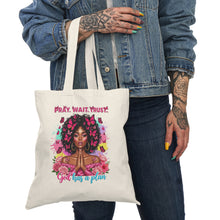 Load image into Gallery viewer, Pray, Wait, Trust Tote Bag - Inspirational Eco-Friendly Carryall | Perfect for Gifts, Church, Daily Use, Shopping, and Faith Gatherings
