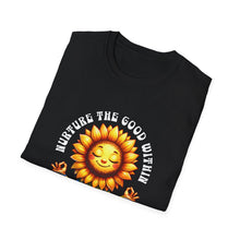 Load image into Gallery viewer, Blooming Sunflower Unisex T-Shirt - Cute, Positive Vibes for Gardening Lovers, Casual Wear, Perfect Gift for Spring Celebrations, [...]
