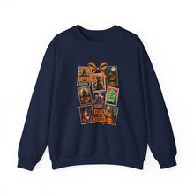 Load image into Gallery viewer, Halloween Pumpkin Sweatshirt, Cozy Fall Crewneck, Unisex Sweatshirt, Seasonal Fashion, Trick or Treat Top, Halloween Gift
