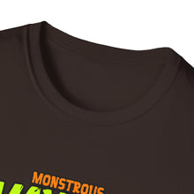 Load image into Gallery viewer, Monstrous Mayhem Unisex Softstyle T-Shirt, Graphic Tee, Halloween Costume, Gift for Gamers, Casual Wear, Fun T-Shirt
