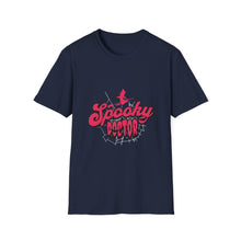 Load image into Gallery viewer, Spooky Doctor T-Shirt | Unisex Graphic Tee for Halloween, Fun Costume, Gift for Medical Professionals, Casual Wear, Spooky Vibes
