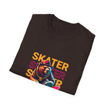 Load image into Gallery viewer, Retro Skater Unisex T-Shirt - Perfect for Skate Lovers, Streetwear, Casual Wear, Gift for Him/Her, Summer Fashion
