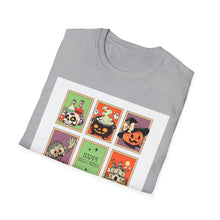 Load image into Gallery viewer, Halloween-Themed Unisex Softstyle T-Shirt: Spooky Fun for All Ages, Perfect for Parties, Celebrations, Trick or Treating, and Gifting!
