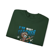 Load image into Gallery viewer, Cool Teacher Rocker Sweatshirt, Unisex Crewneck, Gift for Teachers, Music Lover Apparel, Teacher Appreciation Day, Casual Wear
