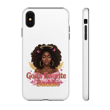Load image into Gallery viewer, Tough Cases, Phone Case with God's Favorite Baddie, Durable Phone Case, Protective Phone Cover, Unique Cell Phone Case, Fun Phone

