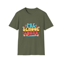 Load image into Gallery viewer, Playful Preschool Squad T-Shirt, Unisex Graphic Tee for Kids, Fun Birthday Gift, Back to School Apparel, Cute Family Outfit
