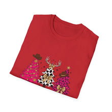 Load image into Gallery viewer, Howdy Christmas Unisex T-Shirt - Festive Apparel for Holiday Cheer, Christmas Gift, Family Gathering, Fun Party Shirt, Casual Wear
