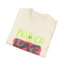 Load image into Gallery viewer, Peace Love Empathy T-Shirt, Unisex Graphic Tee for Everyday Wear, Perfect for Kindness Day, Gift for Friends, Casual Comfort Shirt
