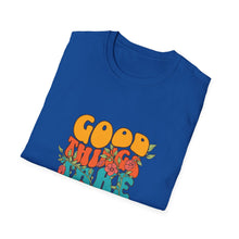 Load image into Gallery viewer, Good Vibes Unisex Softstyle T-Shirt - Perfect for Relaxation, Casual Wear, Unique Gift, Friendship, Positive Affirmation
