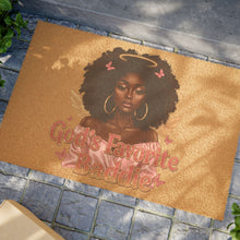 Load image into Gallery viewer, God's Favorite Doormat - Welcome Mat, Afrocentric Decor, Home Entryway Gift, Black Girl Magic Mat, Unique Housewarming Present
