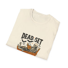 Load image into Gallery viewer, Halloween Reading T-Shirt, Funny Book Lovers Tee, Perfect for Book Clubs, Gifts for Readers, Spooky Season Apparel
