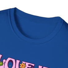 Load image into Gallery viewer, Pride Month T-Shirt, Love Is Love Graphic Tee, Unisex LGBTQ+ Apparel, Softstyle Pride Shirt, Inclusive Fashion, Celebratory Gift
