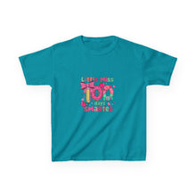 Load image into Gallery viewer, Kids Heavy Cotton™ Tee: Little Miss Smarty, Fun Gift for Little Girls, Back to School Shirt, Birthday Present, Cute Kids Clothing
