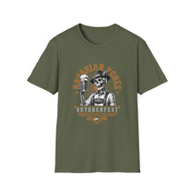 Load image into Gallery viewer, Rustic Skeleton T-Shirt, Graphic Tee for Day of the Dead, Casual Wear, Unique Gift, Halloween Shirt
