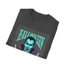 Load image into Gallery viewer, Halloween Vampire T-Shirt | Unisex Softstyle Tee, Spooky Shirt, Halloween Costume, Men's &amp; Women's Apparel, Fun Gift
