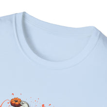 Load image into Gallery viewer, Seasonal Skull Graphic Unisex T-Shirt, Halloween Shirt, Edgy Apparel, Gift for Him/Her, Casual Wear, Trendy Tee
