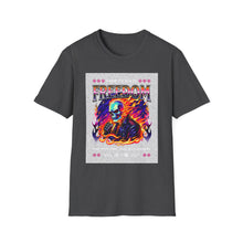 Load image into Gallery viewer, Freedom Graphic Tee for Rebels, Unisex Softstyle T-Shirt, Casual Wear, Gift for Independence Day, Alternative Fashion, Festival Outfit
