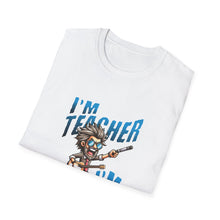 Load image into Gallery viewer, Rocker Teacher T-Shirt, Funny Teacher Tee, Unisex Graphic Tee, Softstyle Shirt, Teacher Appreciation Gift

