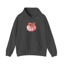 Load image into Gallery viewer, Fall-Themed Hoodie with Pumpkin Design, Cozy Sweatshirt for Autumn, Perfect for Halloween and Thanksgiving, Gift for Him/Her, Unisex [...]
