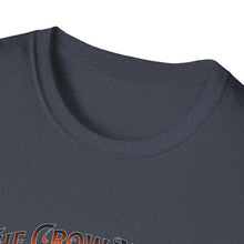 Load image into Gallery viewer, Halloween Crow Night Unisex T-Shirt, Spooky Graphic Tee, Gift for Halloween Lovers, Fall Fashion, Mens Womens Shirt
