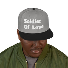 Load image into Gallery viewer, Embroidered Snapback Hat, Funny Quotes Soldier Of Love Cap, Adjustable Baseball Cap, Hip Hop Hat, Streetwear Accessories
