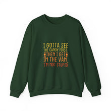 Load image into Gallery viewer, Fun Halloween Sweatshirt, Unisex Heavy Blend™, Comfortable Crewneck, Fall Fashion, Candy Lover's Gift, Funny Quotes Apparel
