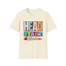 Load image into Gallery viewer, Head Start Teacher T-Shirt, Unisex Softstyle Shirt, Teacher Gift, Back to School T-Shirt, Classroom Outfit, Educational Apparel
