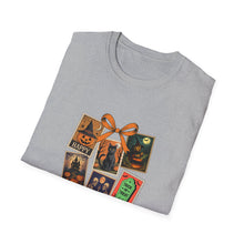 Load image into Gallery viewer, Halloween-Themed Unisex Softstyle T-Shirt, Spooky Graphic Tee, Trick or Treat Shirt, Fall Festival Apparel, Ghostly Vibe Wear
