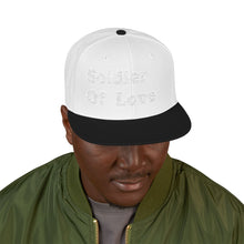 Load image into Gallery viewer, Embroidered Snapback Hat, Funny Quotes Soldier Of Love Cap, Adjustable Baseball Cap, Hip Hop Hat, Streetwear Accessories
