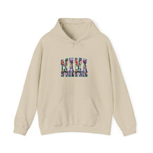 Load image into Gallery viewer, Floral Vibe Unisex Hooded Sweatshirt, Cozy Gift, Layering Essential, Spring Fashion, Comfortable Style
