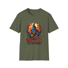 Load image into Gallery viewer, Something Wicked This Way Comes Unisex Softstyle T-Shirt, Halloween Shirt, Witch Tee, Fall Shirt, Casual Graphic Tee
