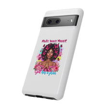 Load image into Gallery viewer, Inspirational Phone Case, Pray Wait Trust God Has a Plan, Spiritual Gift, Motivational Decor, Faith-Based Accessory

