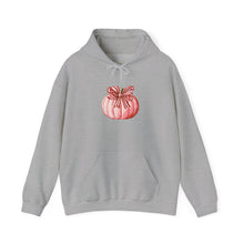 Load image into Gallery viewer, Fall-Themed Hoodie with Pumpkin Design, Cozy Sweatshirt for Autumn, Perfect for Halloween and Thanksgiving, Gift for Him/Her, Unisex [...]
