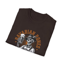 Load image into Gallery viewer, Rustic Skeleton T-Shirt, Graphic Tee for Day of the Dead, Casual Wear, Unique Gift, Halloween Shirt
