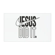 Load image into Gallery viewer, Jesus Did It Car Magnet, Faith-Based Car Decor, Christian Gift, Inspirational Magnet, Religious Car Accessory
