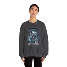 Load image into Gallery viewer, Haunted Rails Sweatshirt - Spooky Cozy Crewneck for Halloween, Perfect Gift for Ghost Lovers, Unisex Casual Wear
