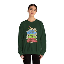 Load image into Gallery viewer, Curiosity Passion Crewneck Sweatshirt - Motivational Gift for Students, Education Inspiration, Cozy Unisex Sweater, Unique Teacher [...]
