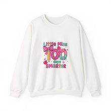Load image into Gallery viewer, Little Miss Smarter Crewneck Sweatshirt - Kids Gift, Cute, Inspirational, Cozy, Everyday Wear
